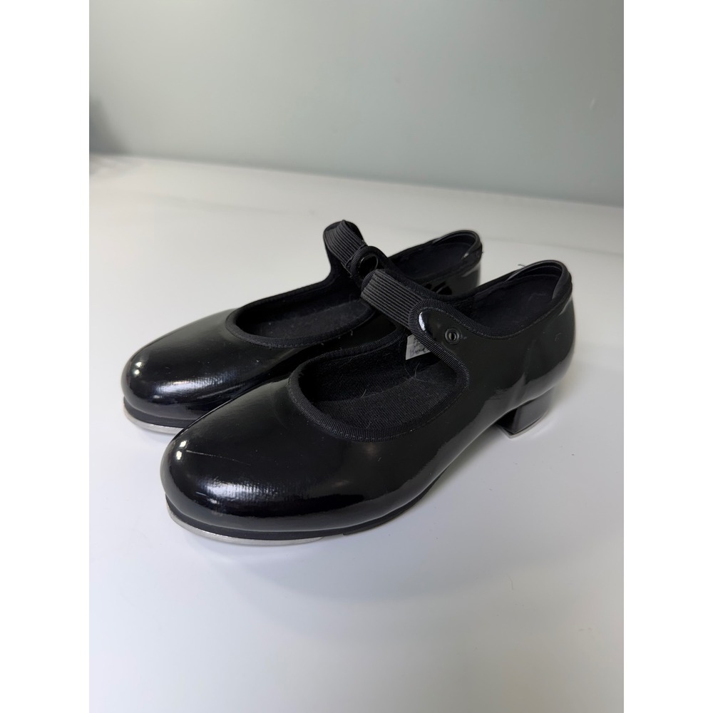 Bloch‎ Kids Black Patent Techno Tap Mary Jane Dance Shoes Size 1W Youth
